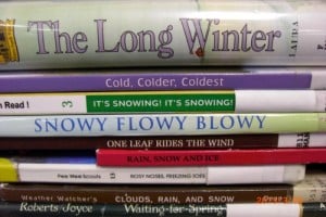 Book Spine Poem Closeup